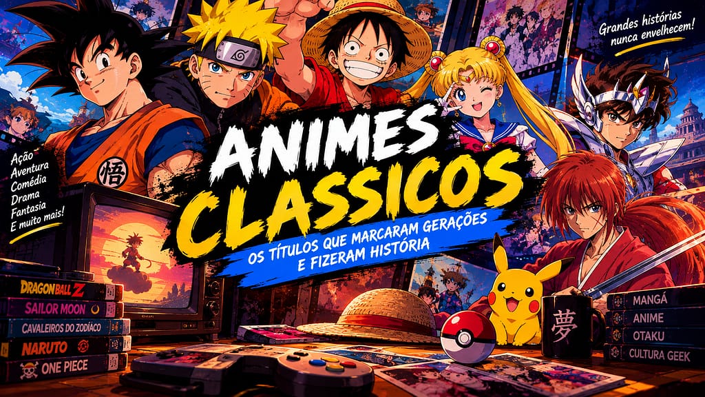 Descubra o que são animes clássicos, como eles conquistaram diferentes gerações e por que continuam relevantes para os fãs de anime e cultura