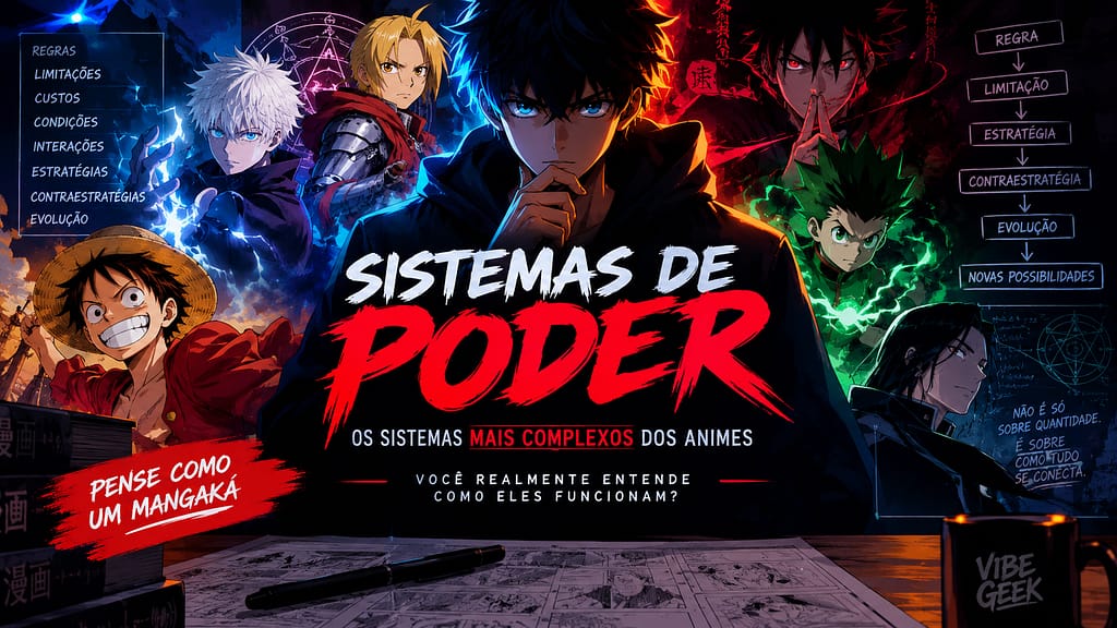 Descubra o que torna os sistemas de poder mais complexos dos animes tão fascinantes e aprenda a enxergar regras, limitações, estratégias