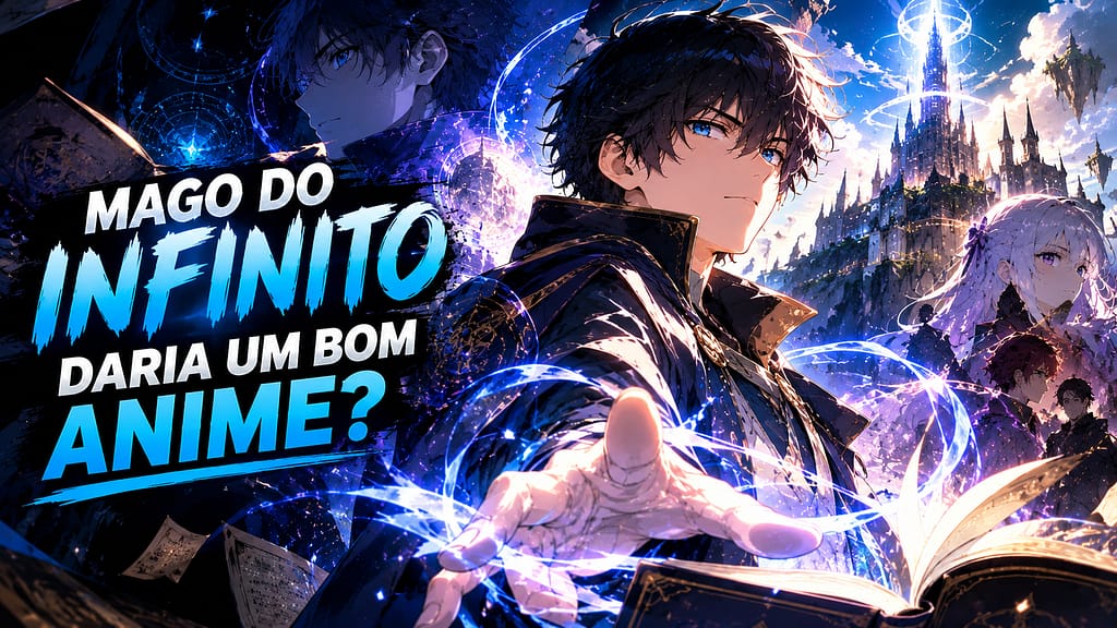 Mago do Infinito daria um bom anime? Analisamos o potencial da magia, a evolução de Sirone e os desafios de uma possível adaptação.