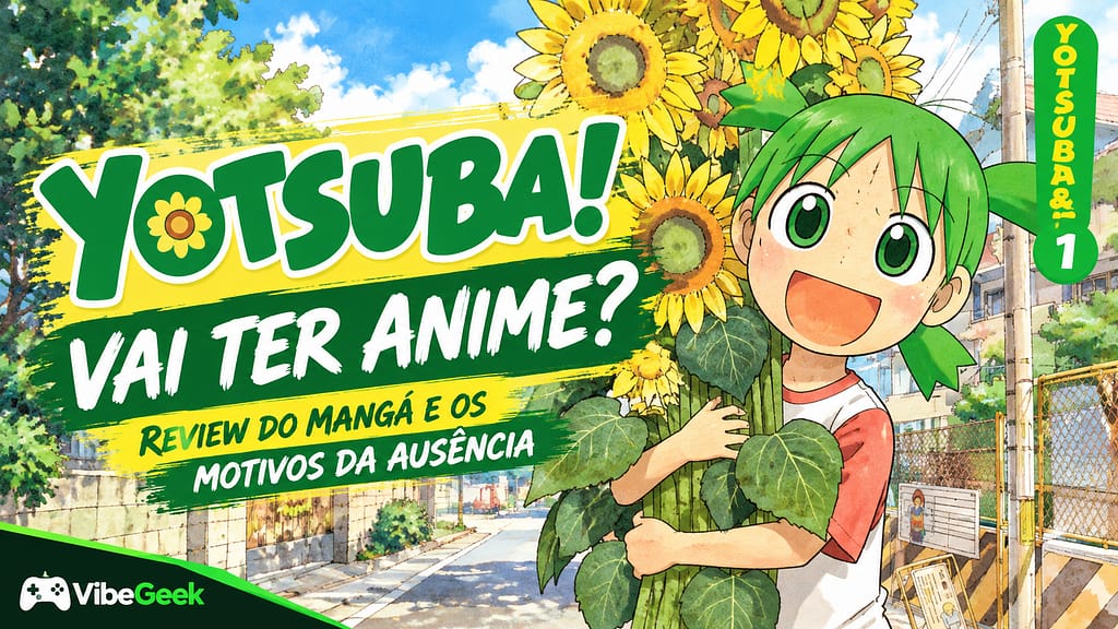 Yotsuba vai ter anime? Conheça o mangá de Kiyohiko Azuma, confira nosso review e entenda os desafios de adaptar essa obra para animação.