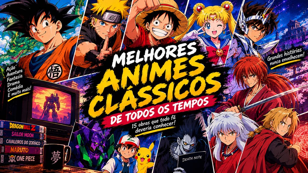 Conheça os melhores animes clássicos que todo fã deveria assistir e descubra as obras que marcaram gerações e ajudaram a transformar