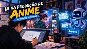 Descubra como a IA na produção de anime pode automatizar tarefas, acelerar processos e transformar o trabalho de animadores e estúdios.