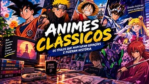 Conheça os animes clássicos que marcaram gerações, fizeram história e ajudaram a construir a cultura otaku no Brasil e no mundo.
